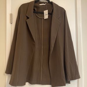 NWT Oversized Brown Lush Blazer